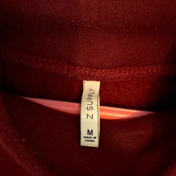 Z. Supply mock turtleneck sweatshirt - Picture 2 of 3